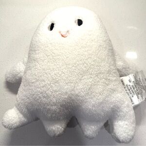 Fluffy White Ghost Pillow
